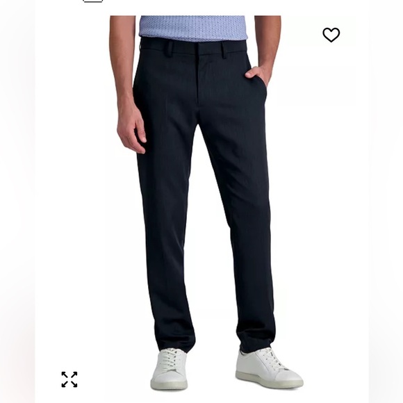 Kenneth Cole Reaction- Stretch Slim Fit Pants - 36x32 - charcoal - Picture 1 of 4